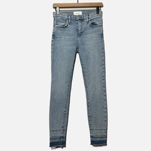 Current/Elliott high waist stiletto jeans Joey light vtg watermark cut hem 25